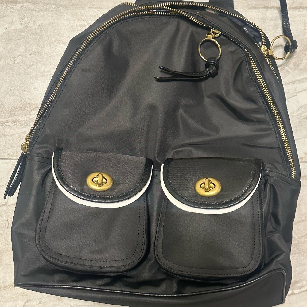 NEW WITH TAG Coach Cargo Carrie with Vintage Rose Print Interior